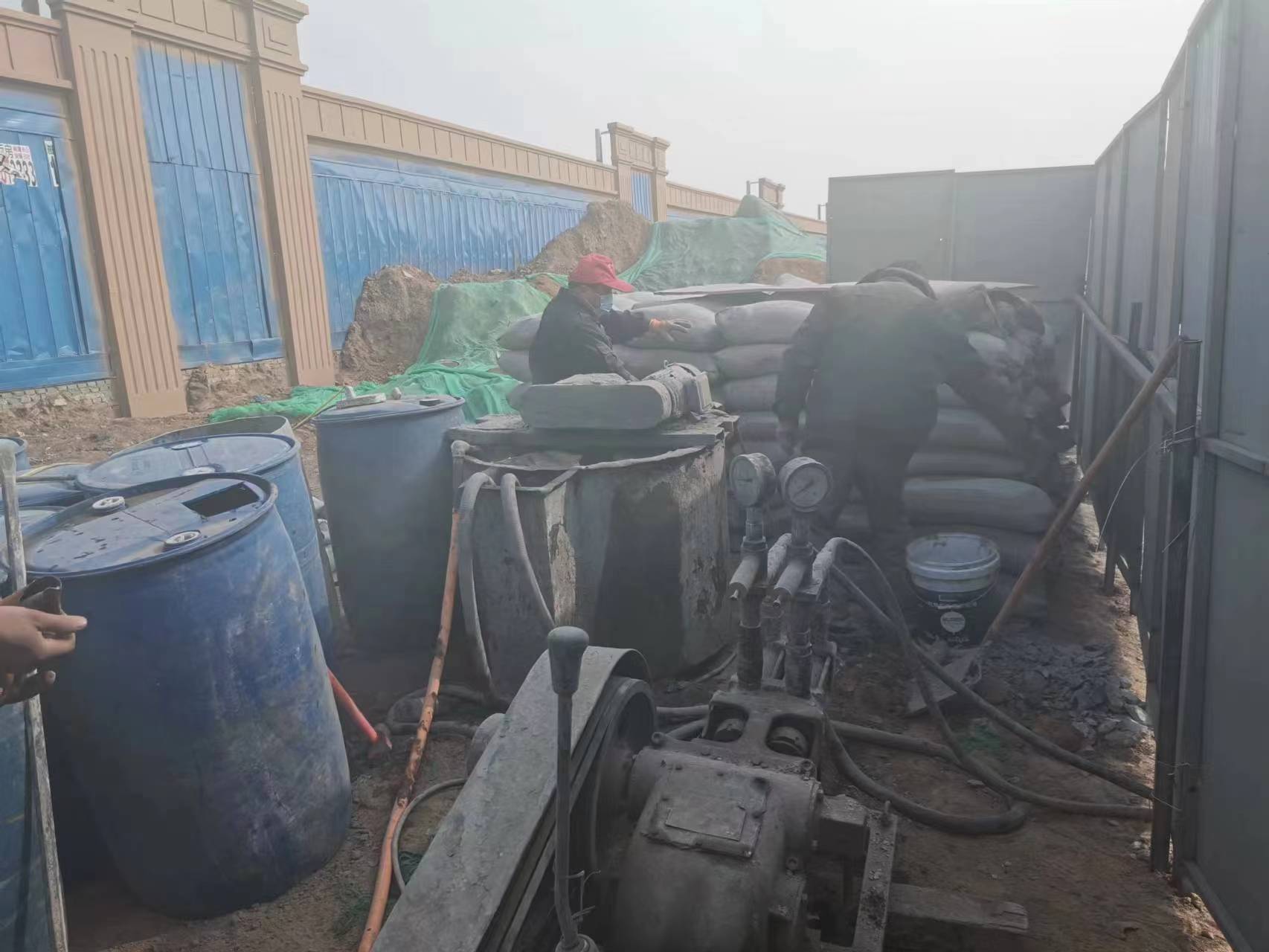 环江房屋下沉注浆